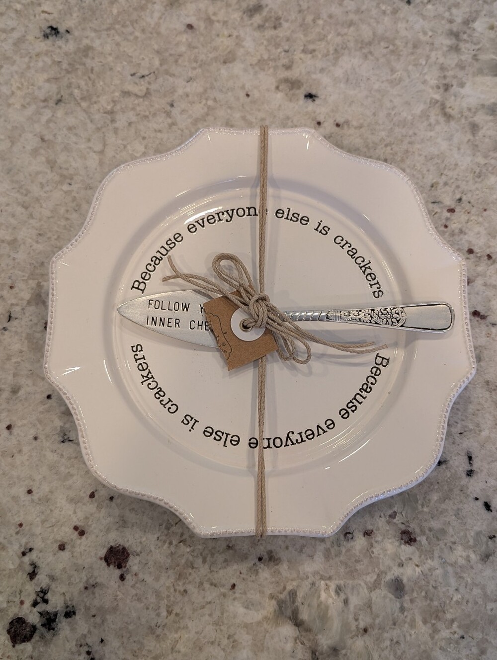 Mud Pie Cheese Plate Serving Set NEW